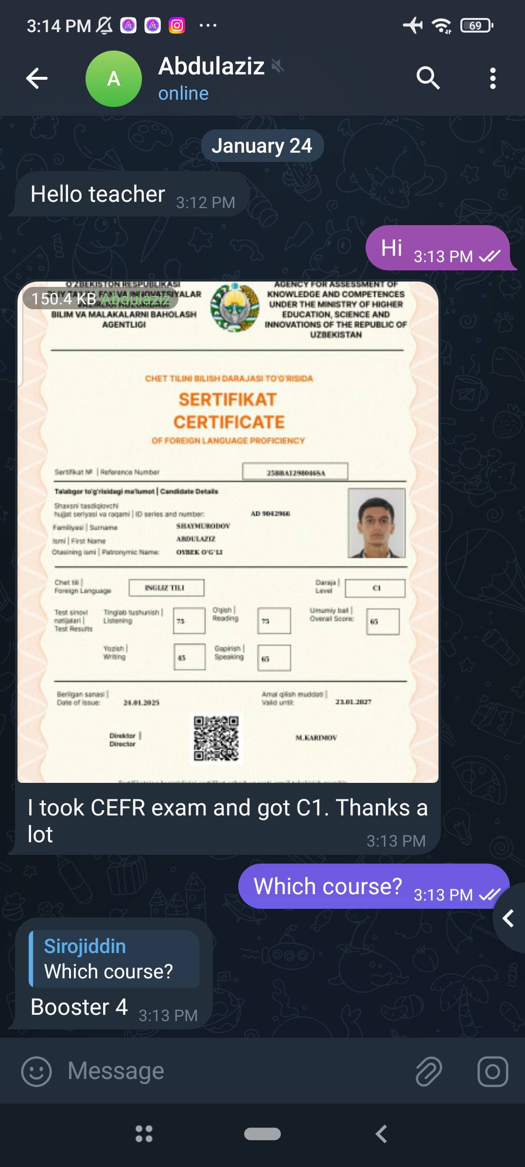 CEFR C1